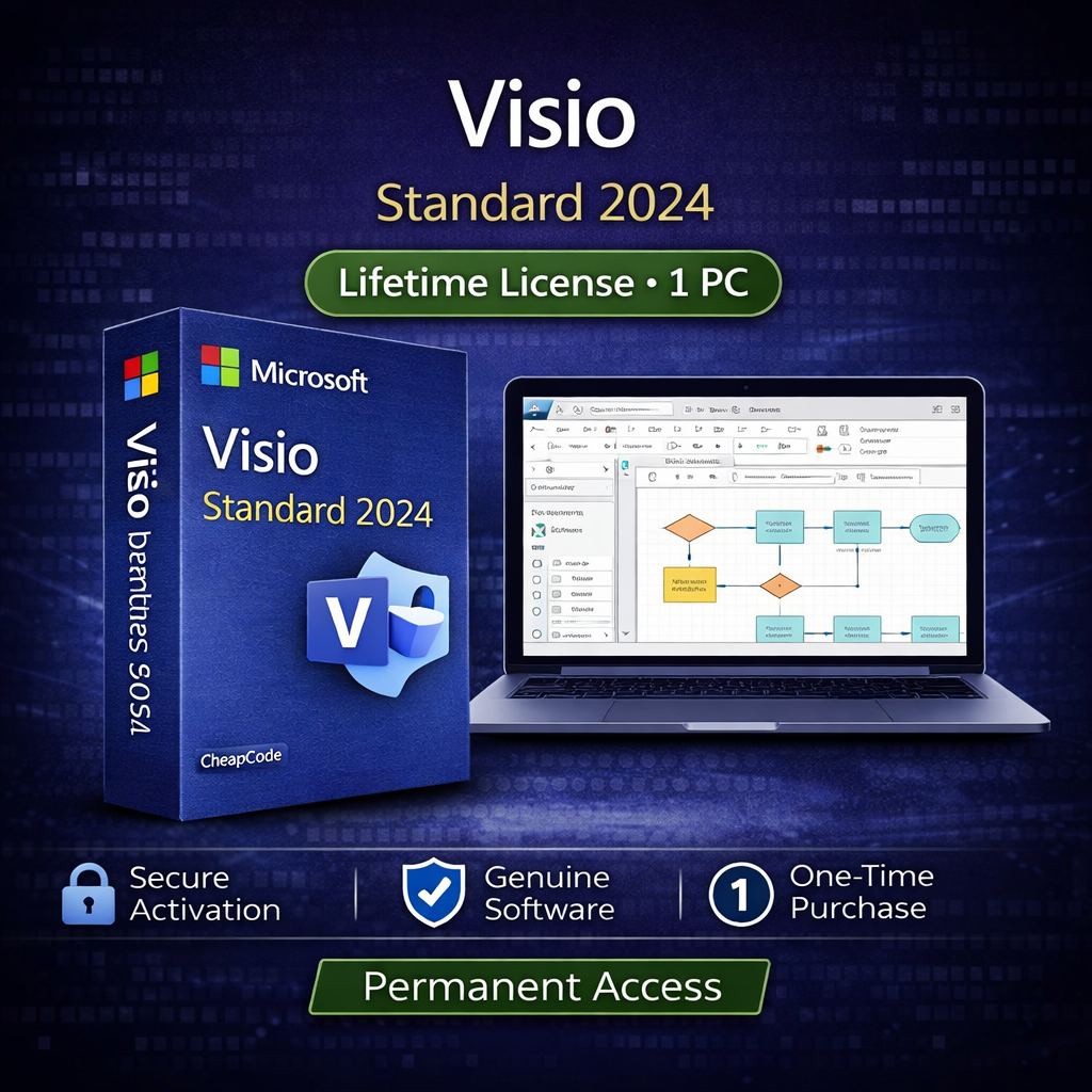 Visio Standard 2024 - Lifetime License - 1PC